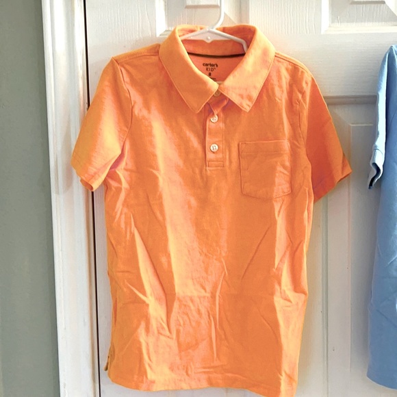 Carter’s Polo Shirts Orange and Blue Size 8 - Picture 2 of 9